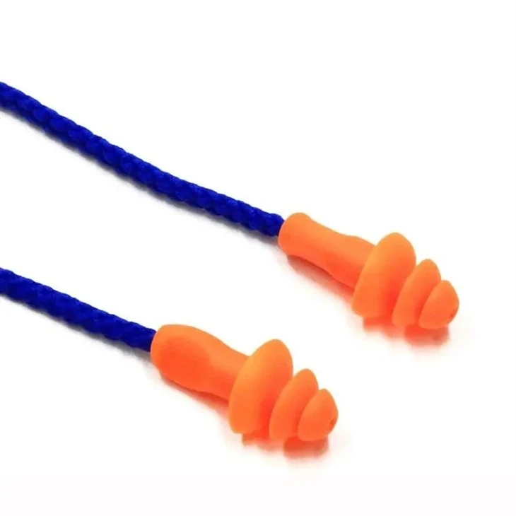 Silicone Earplugs With Cord